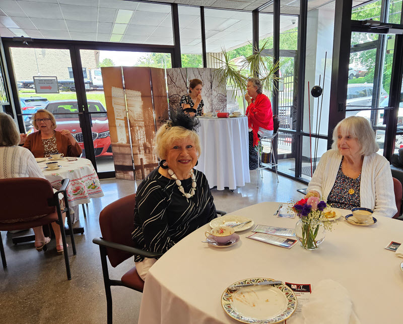 Guests at ARTclectic Afternoon Tea - June 2024