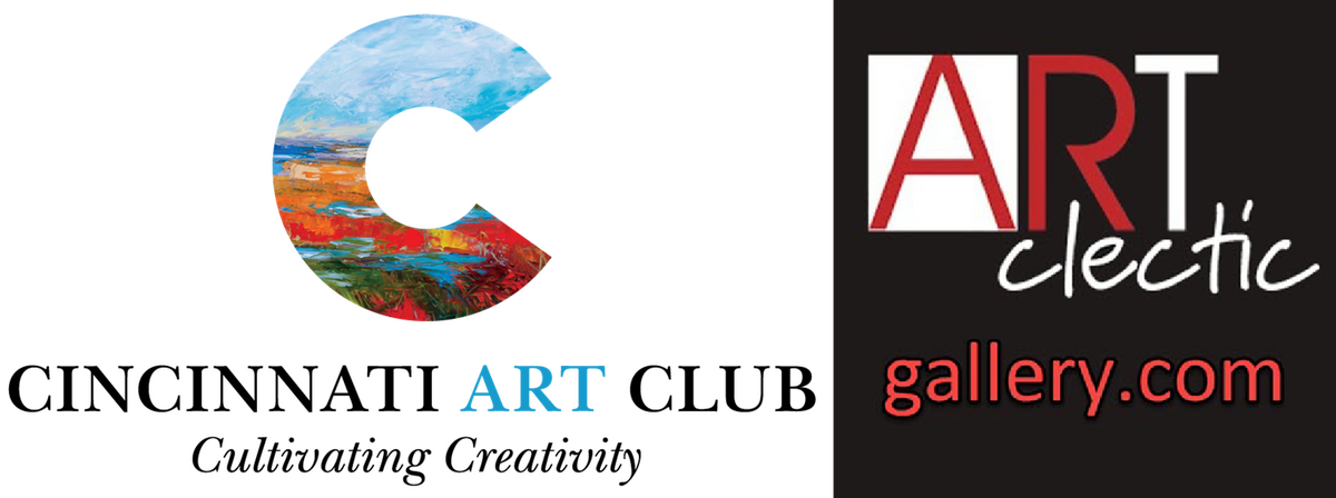 Cincinnati Art Club logo and ARTclectic logo together